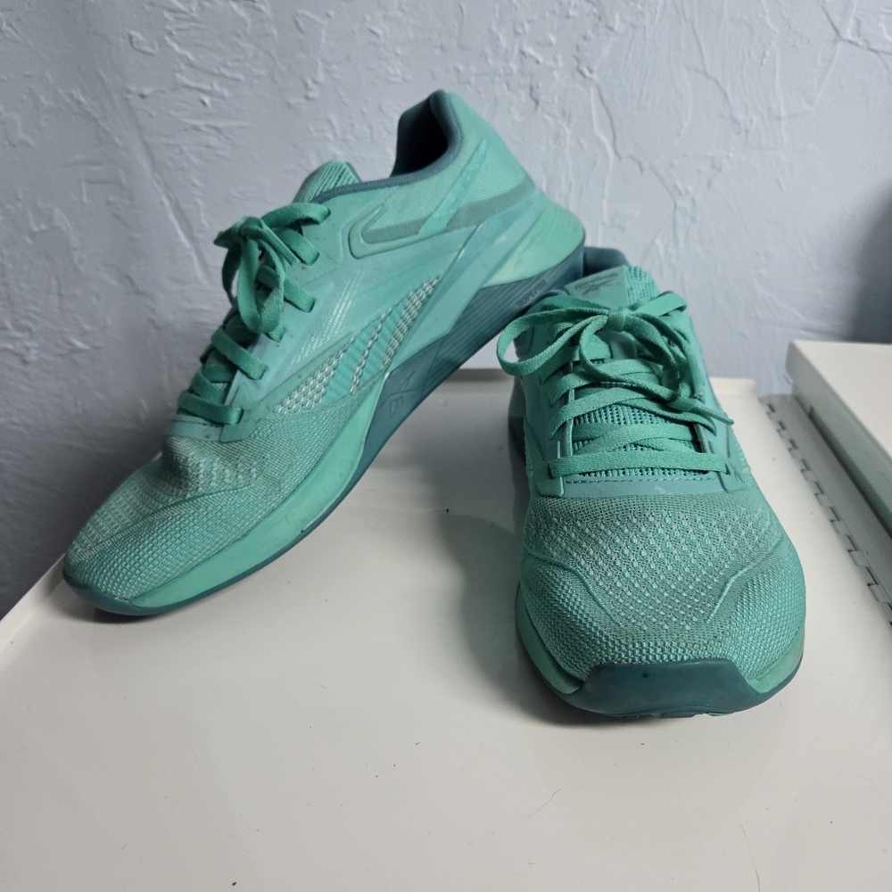 Reebok Women's Nano X4 Turquoise Sneakers